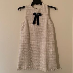 🖤Tweed Mini Dress with Black Bow🖤